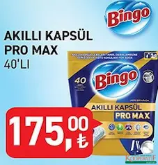 BİNGO AKILLI KAPSÜL PRO MAX 40'LI BİNGO AKILLI KAPSÜL PRO MAX 40'LI
